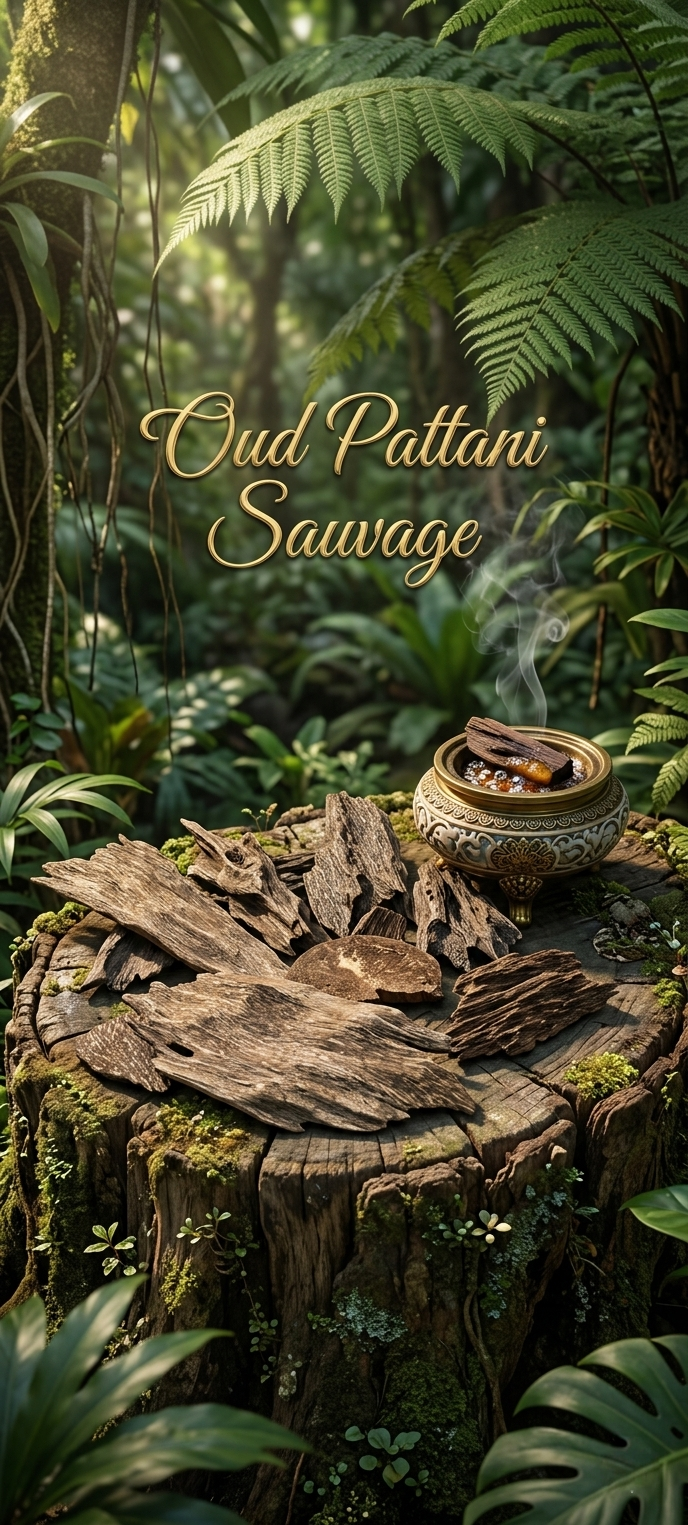 bois de oud pattani sauvage